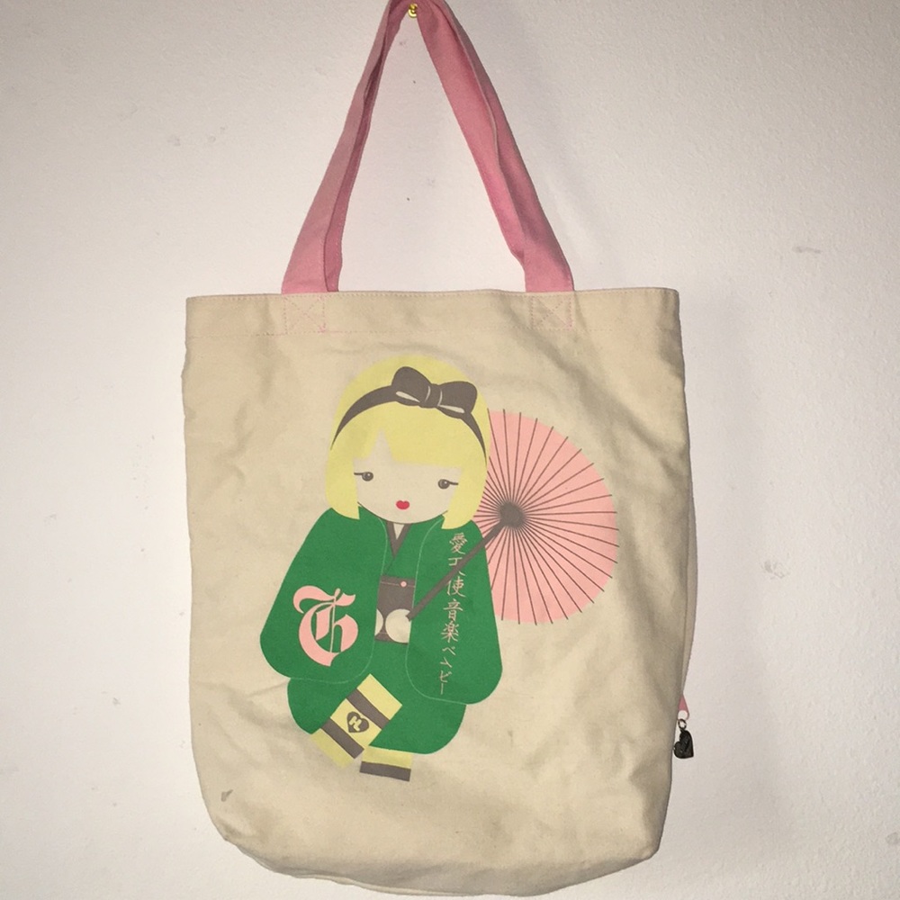 Harajuku Lovers canvas tote bag